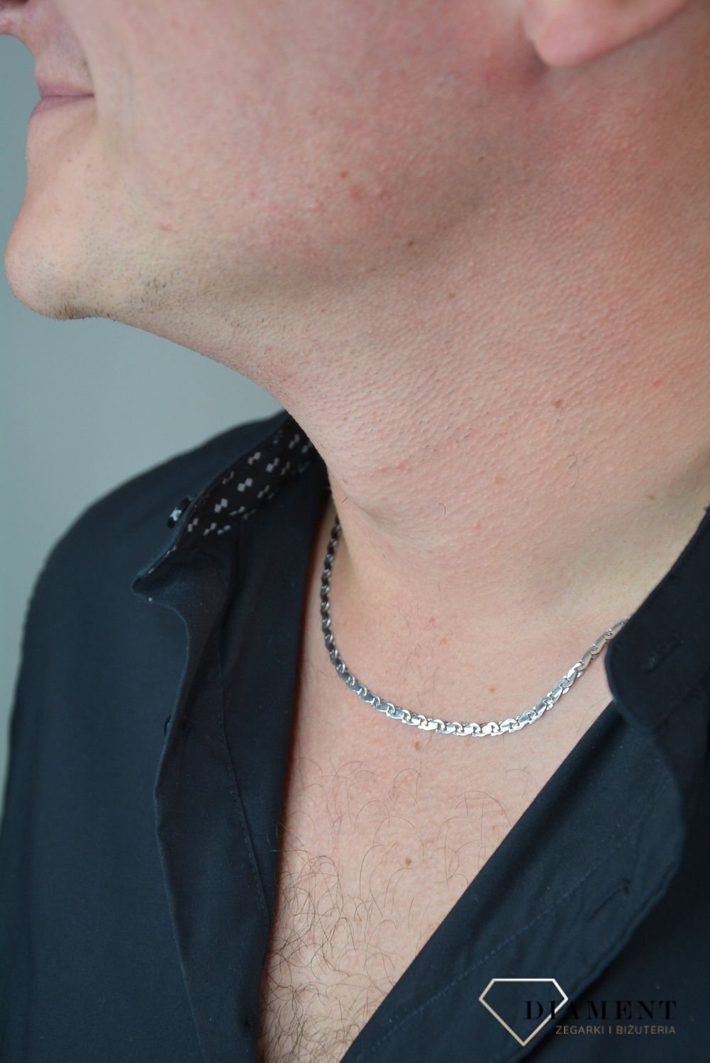 Złoty łańcuszek 585 białe złoto 3,5 mm DIA-LAN-1250-585 3,5mm.jpg